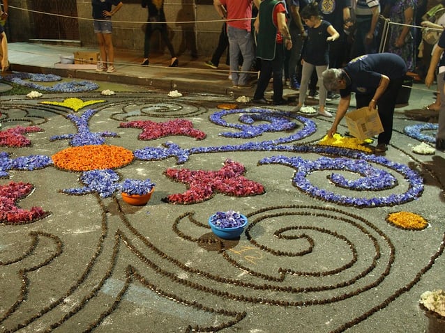 Tenerife attractions - the floral tapestries of La Orotava