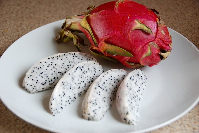 Tenerife fruit - pitahaya or dragon fruit