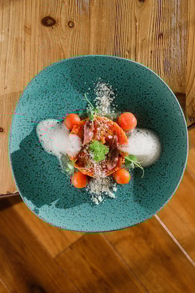 Tomate en texturas