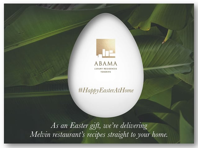 An Abama Easter at home 2020